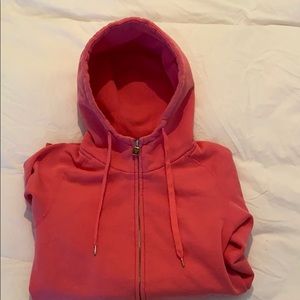 TNA coral pink zip up